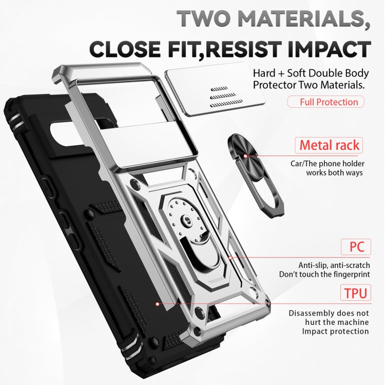 For Google Pixel 7 5G Sliding Camshield Holder Phone Case