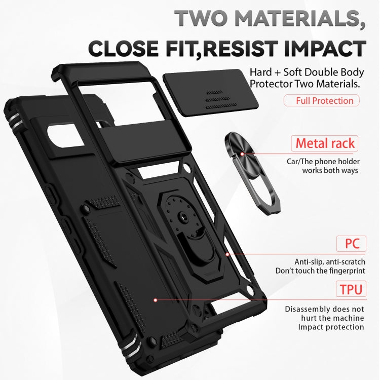 For Google Pixel 7 Pro 5G Sliding Camshield Holder Phone Case