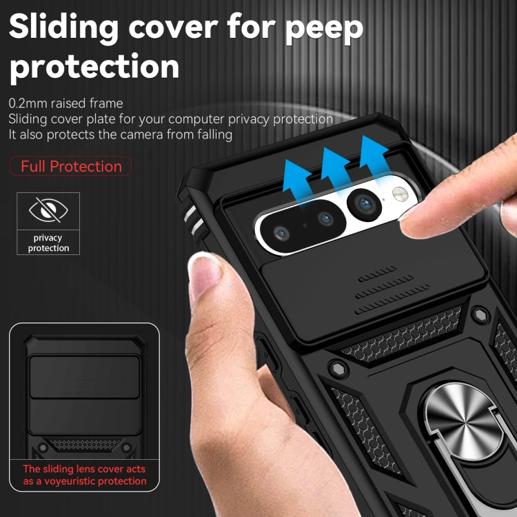 For Google Pixel 7 Pro 5G Sliding Camshield Holder Phone Case