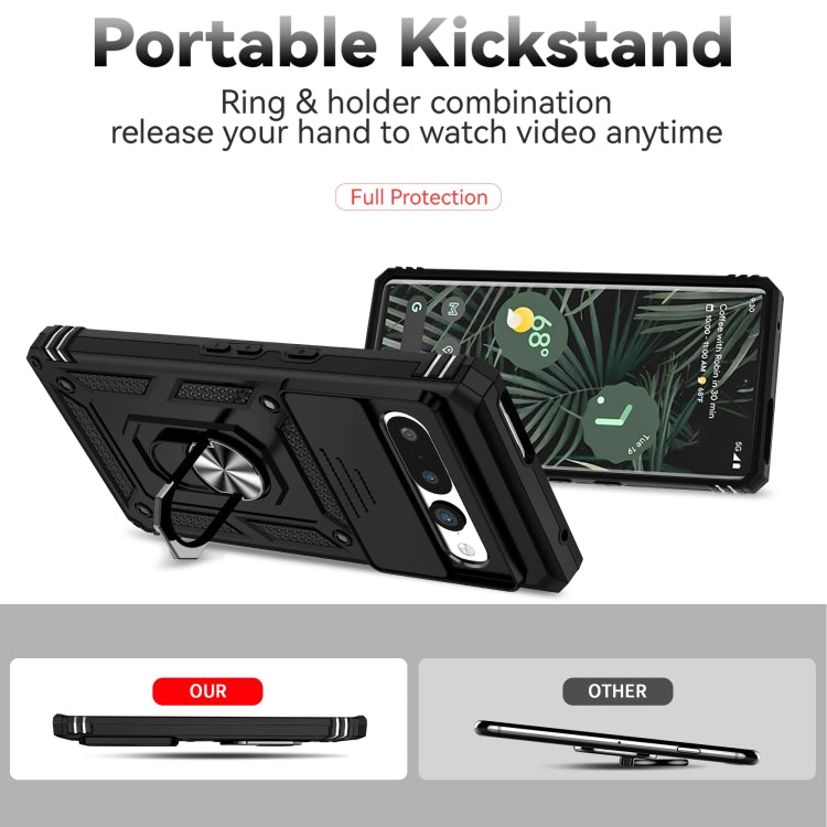 For Google Pixel 7 Pro 5G Sliding Camshield Holder Phone Case
