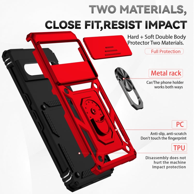 For Google Pixel 7 Pro 5G Sliding Camshield Holder Phone Case
