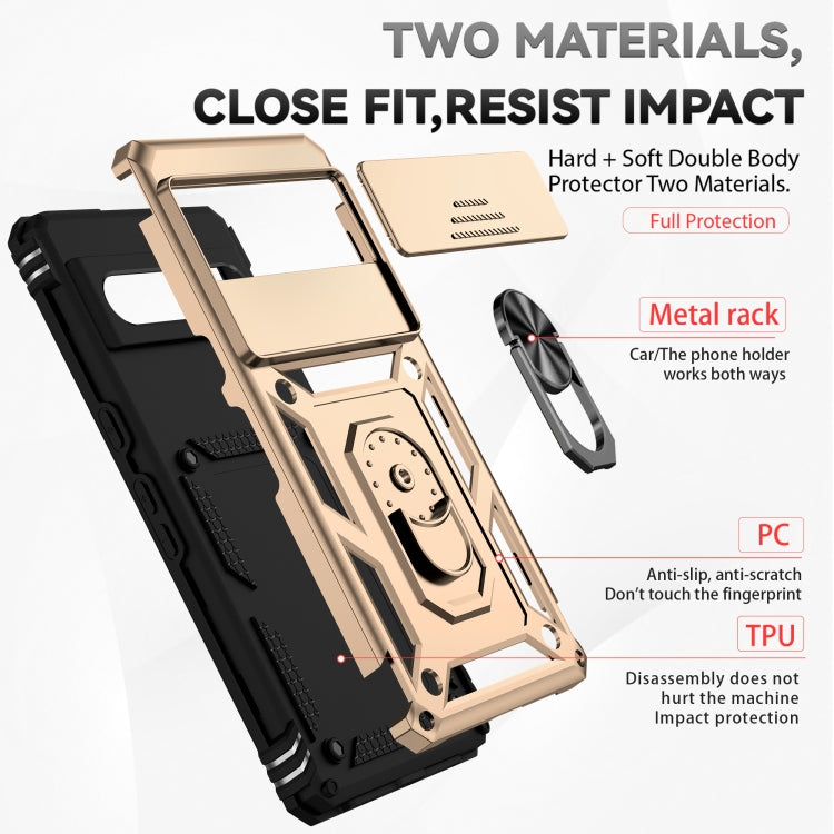 For Google Pixel 7 Pro 5G Sliding Camshield Holder Phone Case