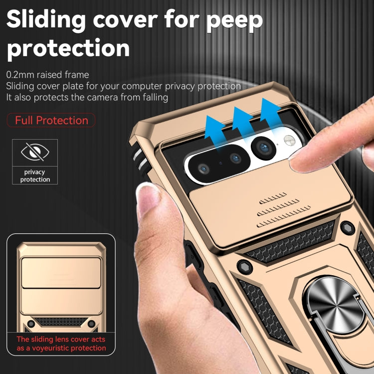 For Google Pixel 7 Pro 5G Sliding Camshield Holder Phone Case