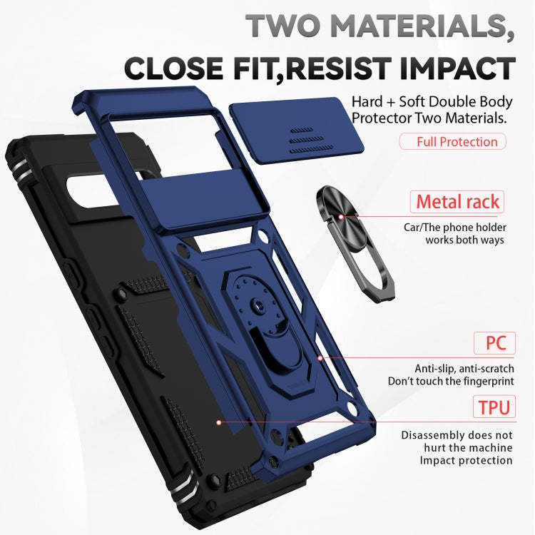 For Google Pixel 7 Pro 5G Sliding Camshield Holder Phone Case