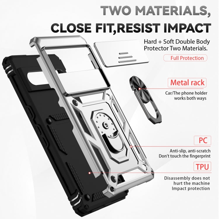 For Google Pixel 7 Pro 5G Sliding Camshield Holder Phone Case