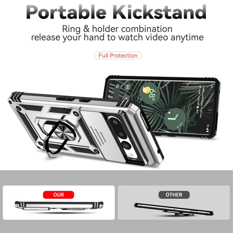For Google Pixel 7 Pro 5G Sliding Camshield Holder Phone Case