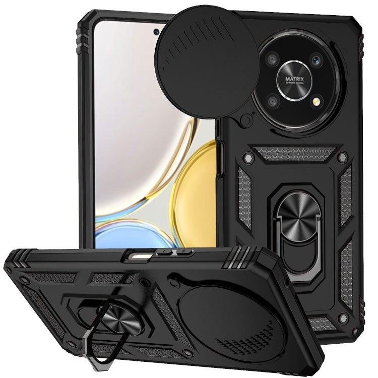 For Honor X9 Sliding Camshield Holder Phone Case