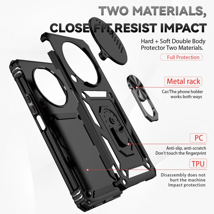 For Honor X9 Sliding Camshield Holder Phone Case