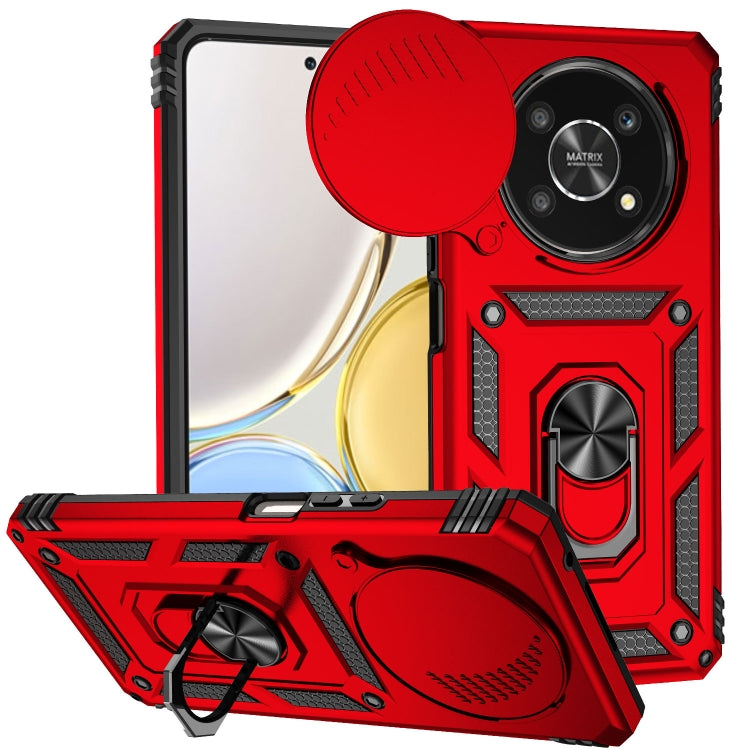 For Honor X9 Sliding Camshield Holder Phone Case