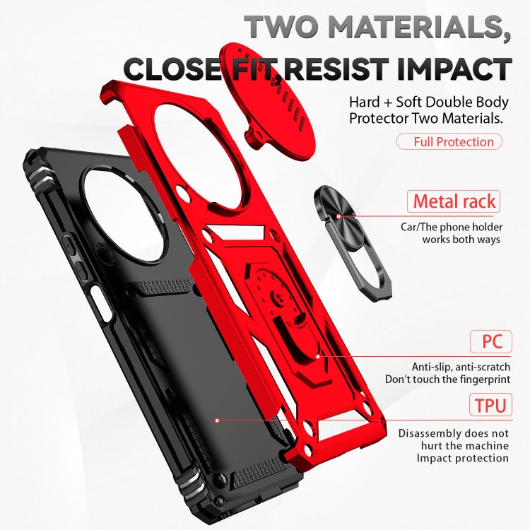 For Honor X9 Sliding Camshield Holder Phone Case