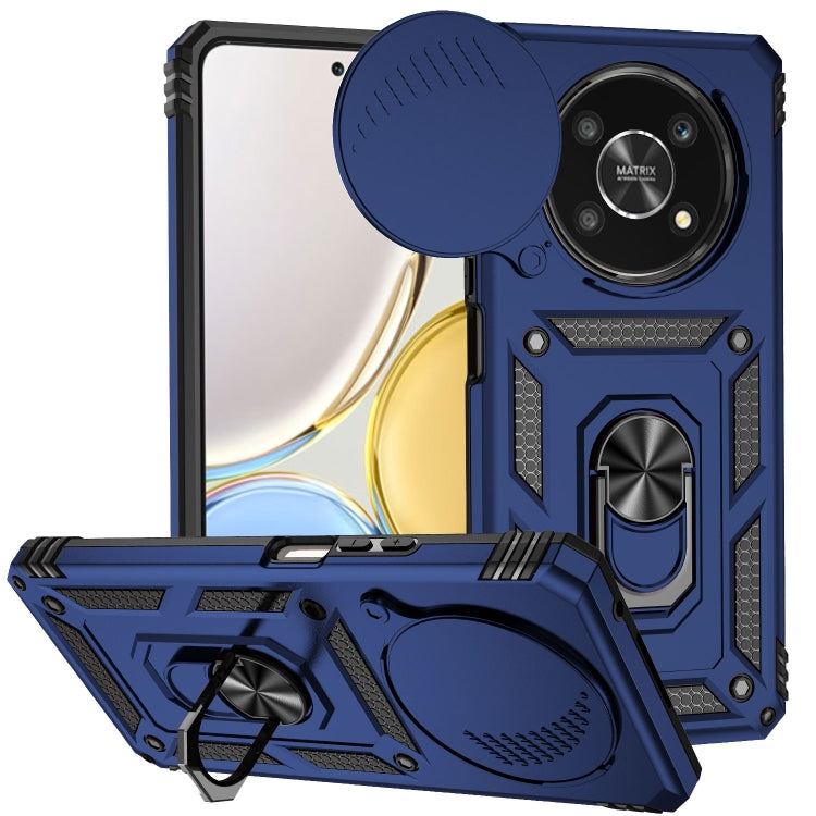 For Honor X9 Sliding Camshield Holder Phone Case