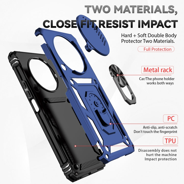 For Honor X9 Sliding Camshield Holder Phone Case