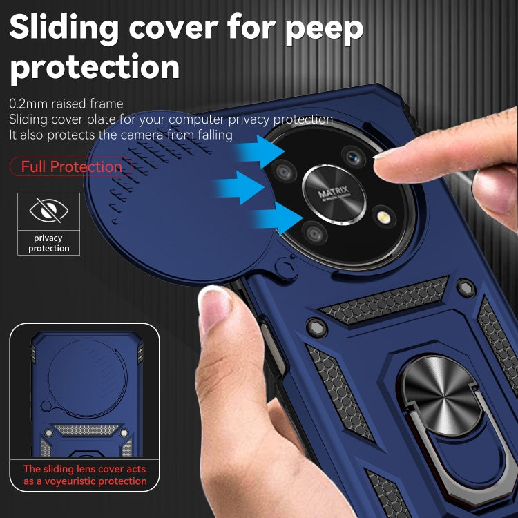 For Honor X9 Sliding Camshield Holder Phone Case