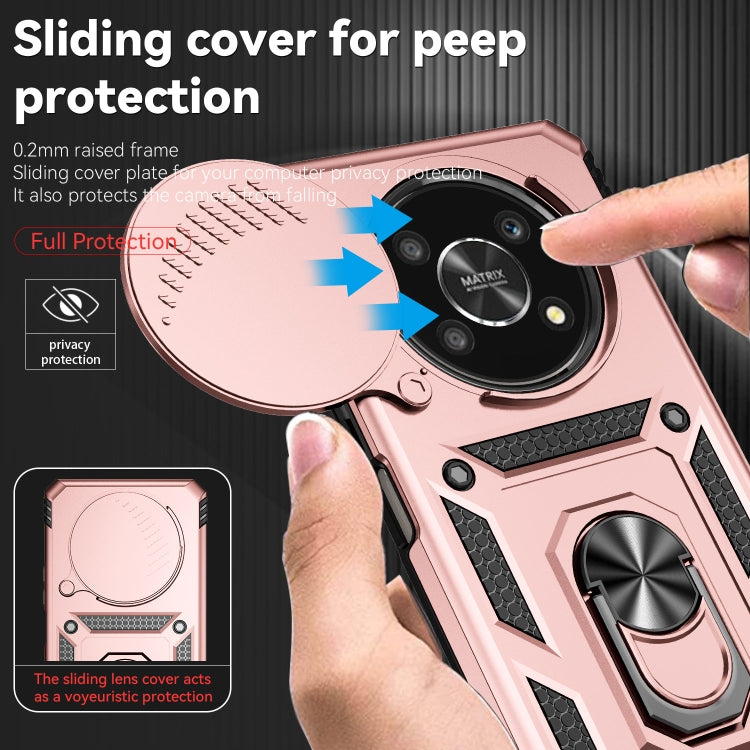For Honor X9 Sliding Camshield Holder Phone Case