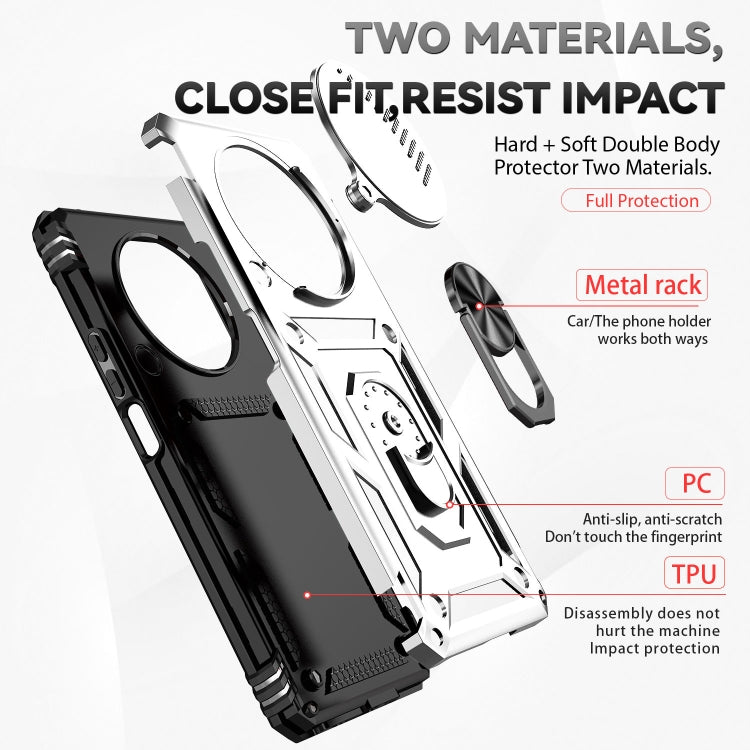 For Honor X9 Sliding Camshield Holder Phone Case