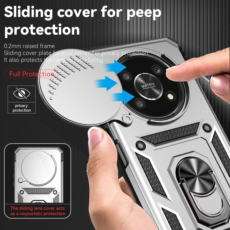 For Honor X9 Sliding Camshield Holder Phone Case