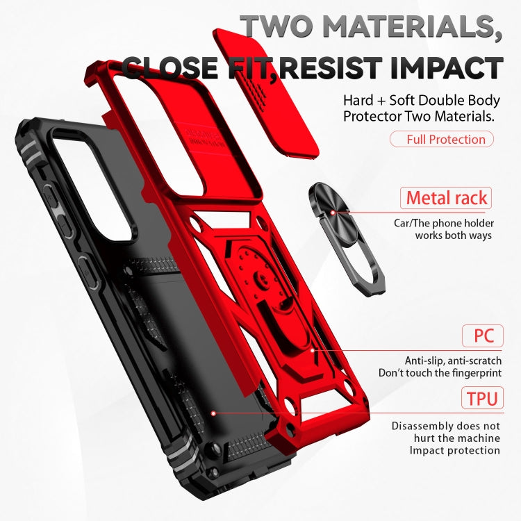 For Samsung Galaxy S23 5G Sliding Camshield Holder Phone Case