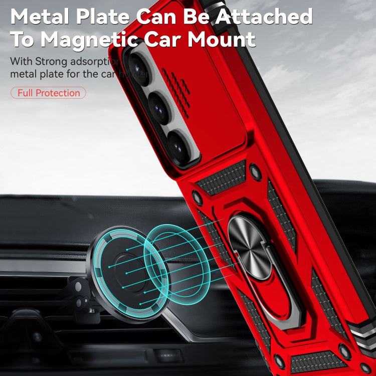 For Samsung Galaxy S23 5G Sliding Camshield Holder Phone Case