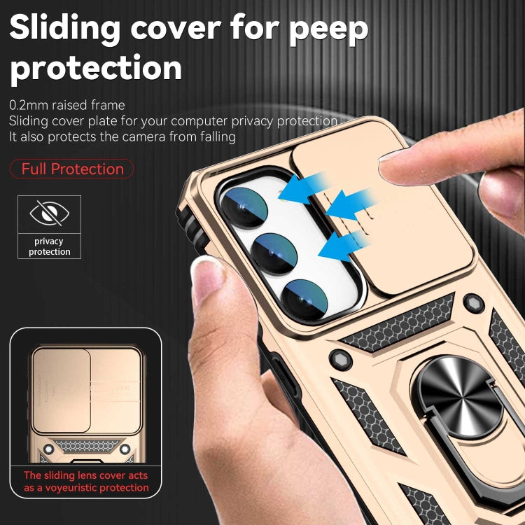 For Samsung Galaxy S23 5G Sliding Camshield Holder Phone Case