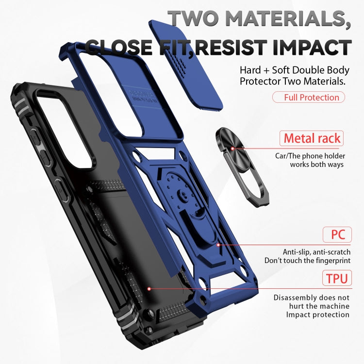 For Samsung Galaxy S23 5G Sliding Camshield Holder Phone Case