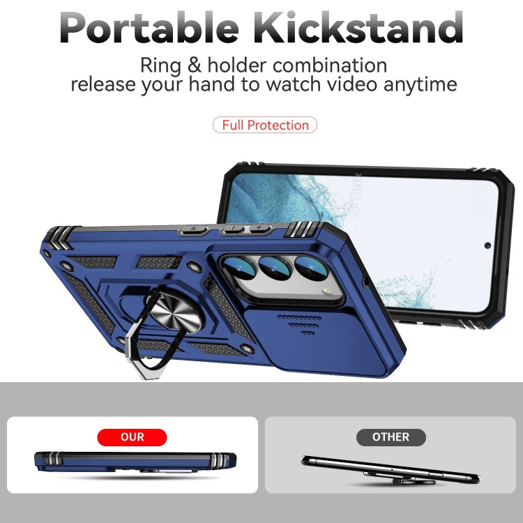 For Samsung Galaxy S23 5G Sliding Camshield Holder Phone Case