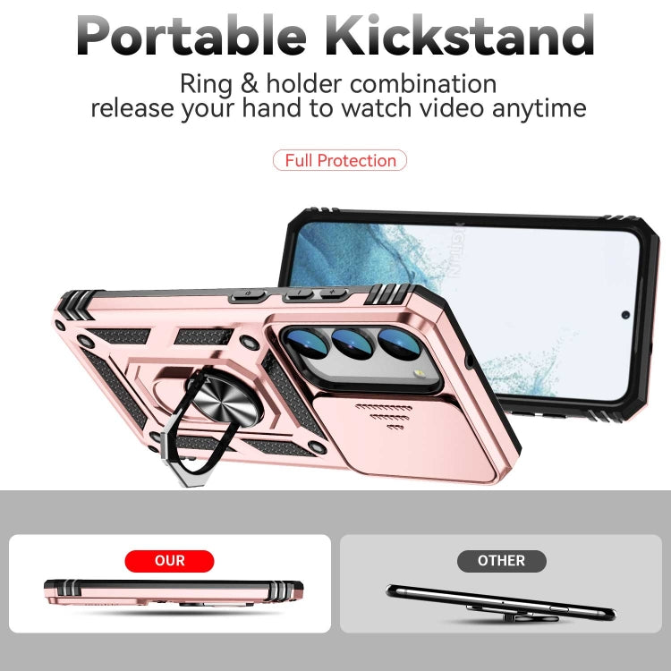 For Samsung Galaxy S23 5G Sliding Camshield Holder Phone Case