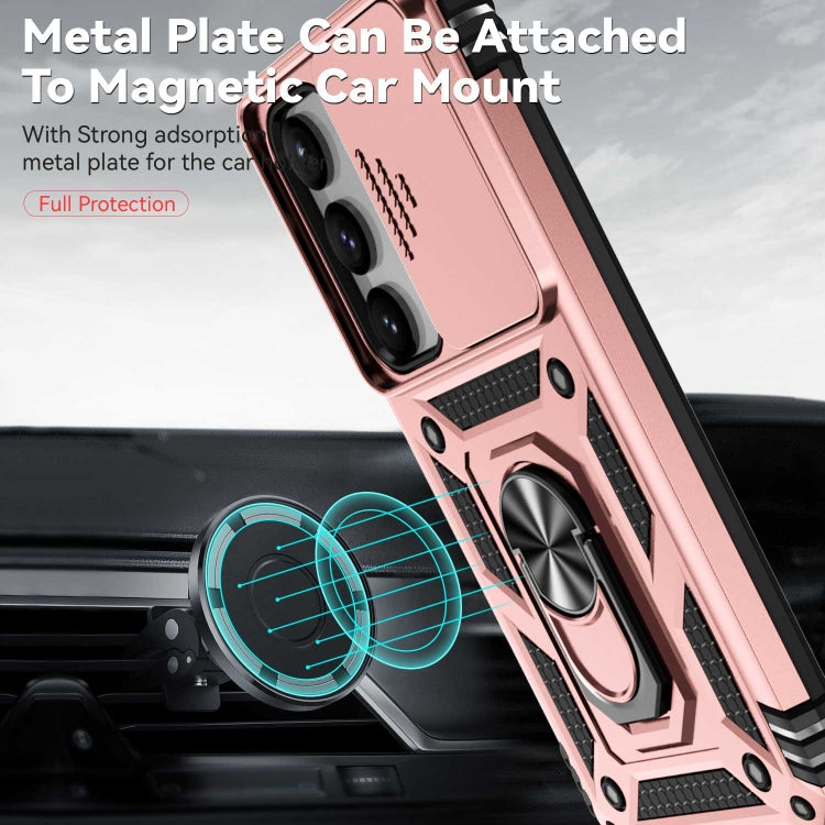 For Samsung Galaxy S23 5G Sliding Camshield Holder Phone Case