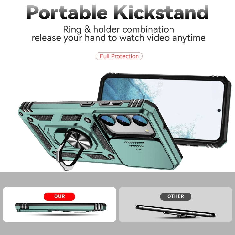 For Samsung Galaxy S23 5G Sliding Camshield Holder Phone Case