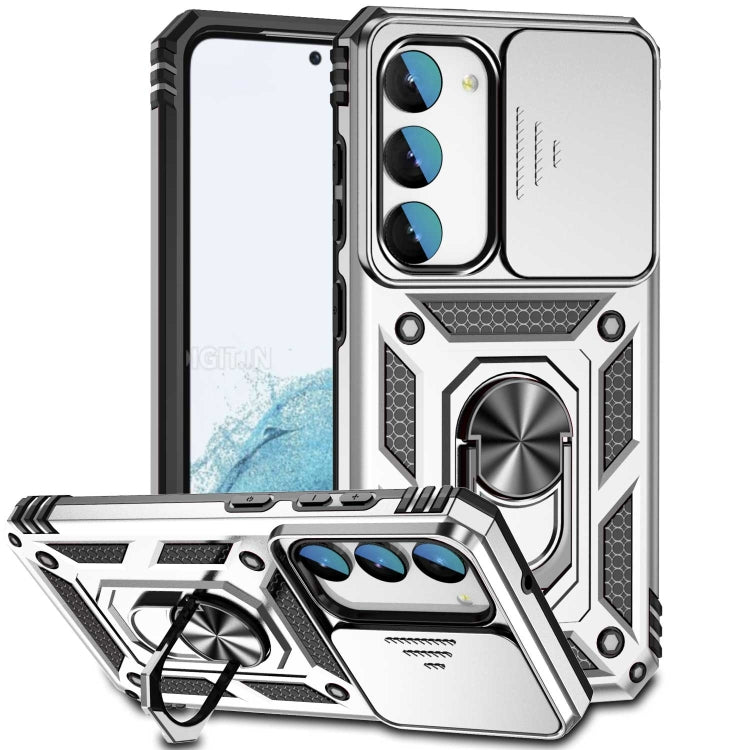 For Samsung Galaxy S23 5G Sliding Camshield Holder Phone Case