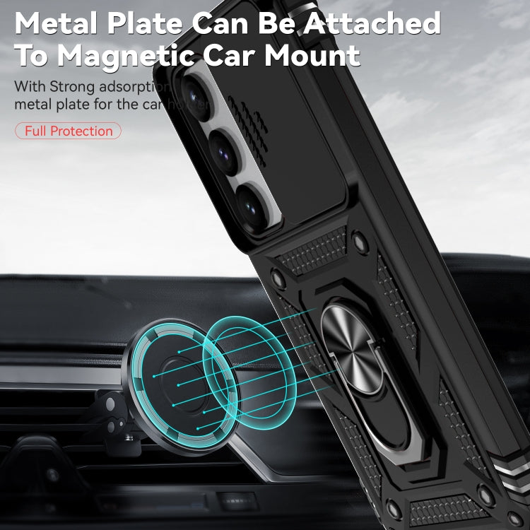 For Samsung Galaxy S23+ 5G Sliding Camshield Holder Phone Case