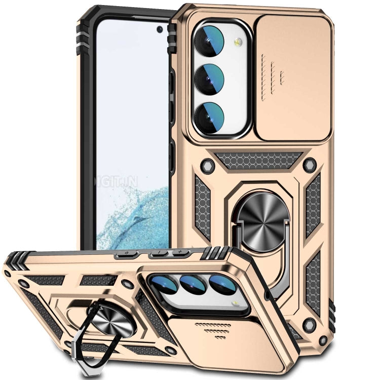For Samsung Galaxy S23+ 5G Sliding Camshield Holder Phone Case