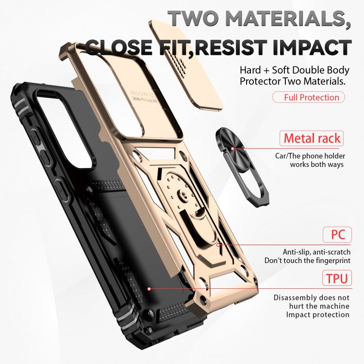 For Samsung Galaxy S23+ 5G Sliding Camshield Holder Phone Case