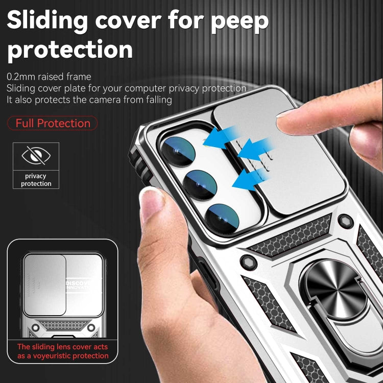 For Samsung Galaxy S23+ 5G Sliding Camshield Holder Phone Case