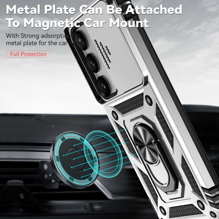 For Samsung Galaxy S23+ 5G Sliding Camshield Holder Phone Case