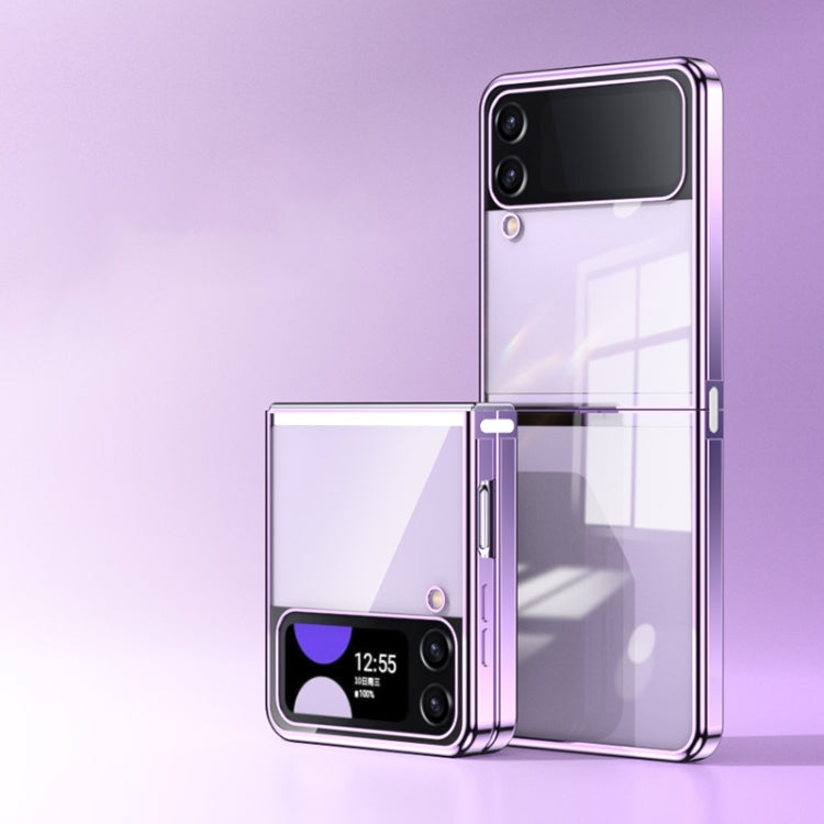 For Samsung Galaxy Z Flip3 5G Electroplating Airbag Folding Phone Case
