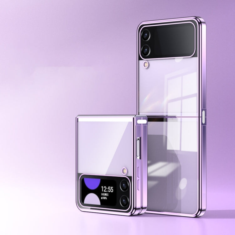 For Samsung Galaxy Z Flip4 Electroplating Airbag Folding Phone Case
