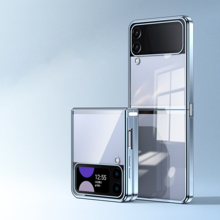 For Samsung Galaxy Z Flip4 Electroplating Airbag Folding Phone Case