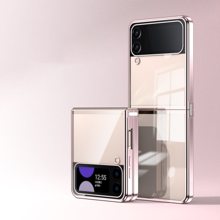 For Samsung Galaxy Z Flip4 Electroplating Airbag Folding Phone Case