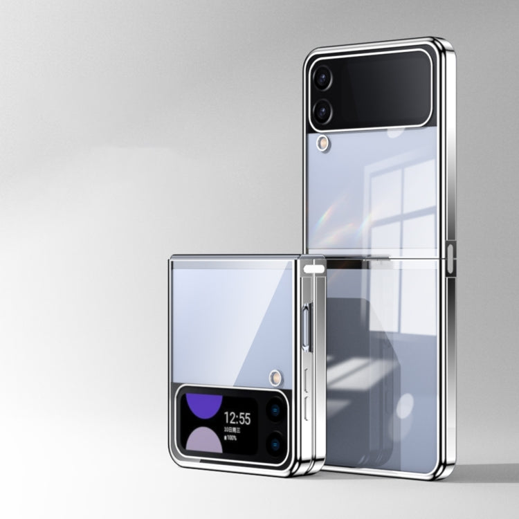 For Samsung Galaxy Z Flip4 Electroplating Airbag Folding Phone Case
