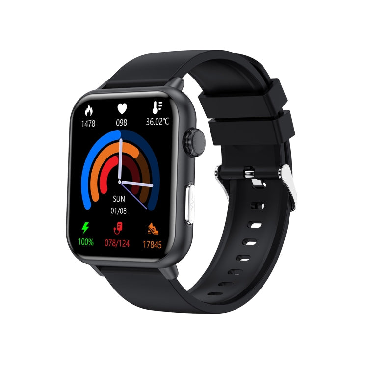 E200 1.72 inch HD Screen Encoder TPU Strap Smart Watch Supports ECG Monitoring/Blood Oxygen Monitoring