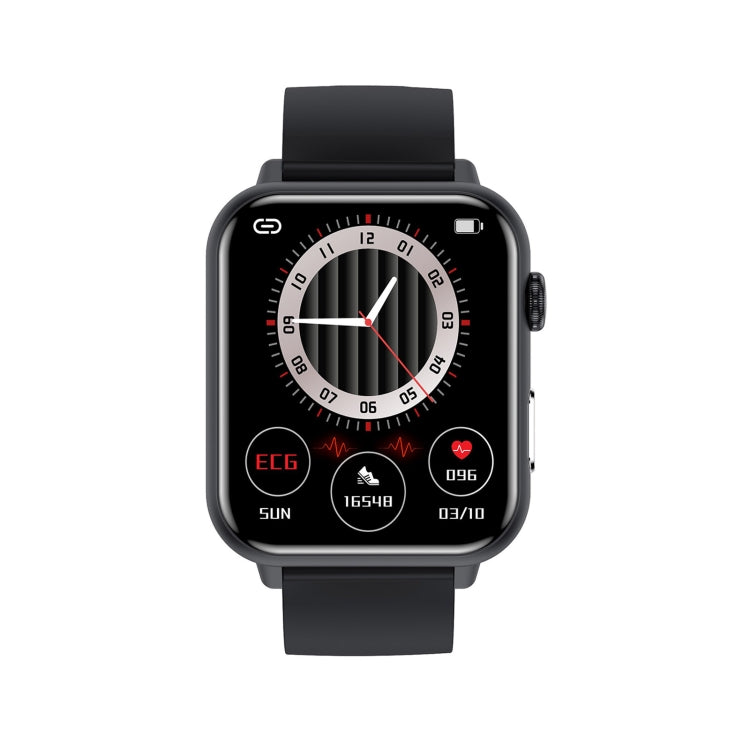 E200 1.72 inch HD Screen Encoder TPU Strap Smart Watch Supports ECG Monitoring/Blood Oxygen Monitoring