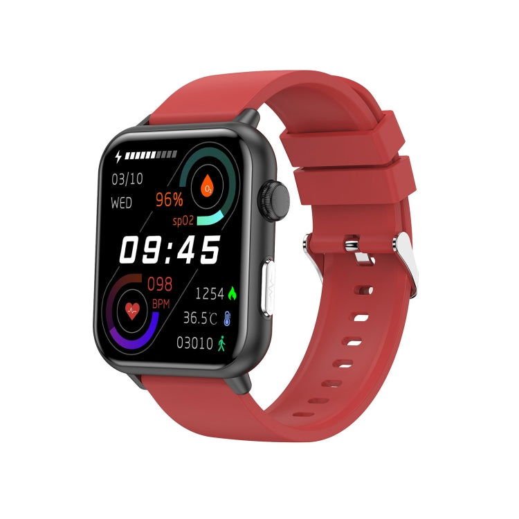 E200 1.72 inch HD Screen Encoder TPU Strap Smart Watch Supports ECG Monitoring/Blood Oxygen Monitoring