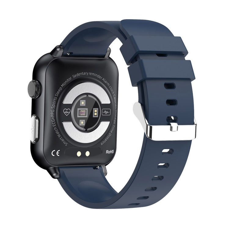 E200 1.72 inch HD Screen Encoder TPU Strap Smart Watch Supports ECG Monitoring/Blood Oxygen Monitoring