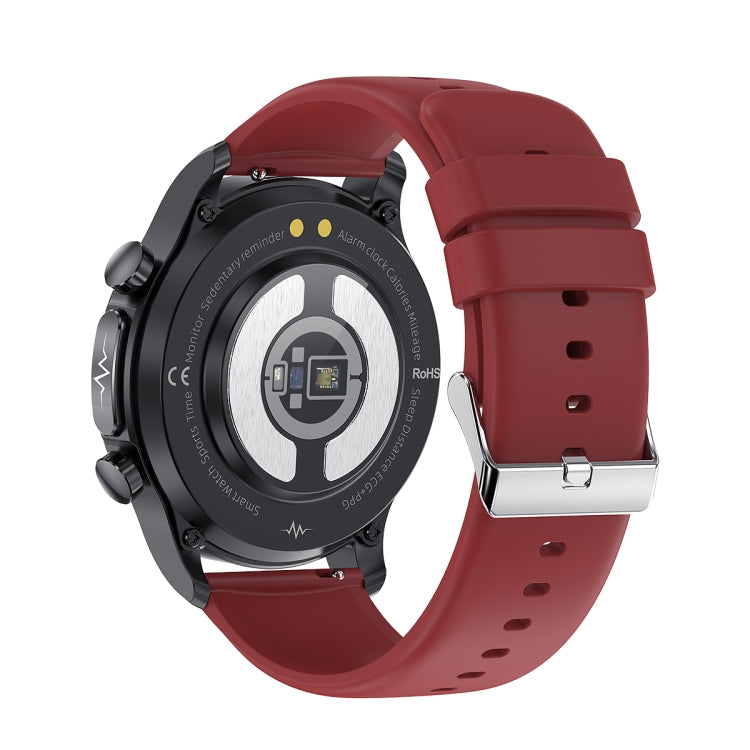 E400 1.39 inch HD Round Screen TPU Watch Strap Smart Watch Supports ECG Monitoring/Non-invasive Blood Sugar