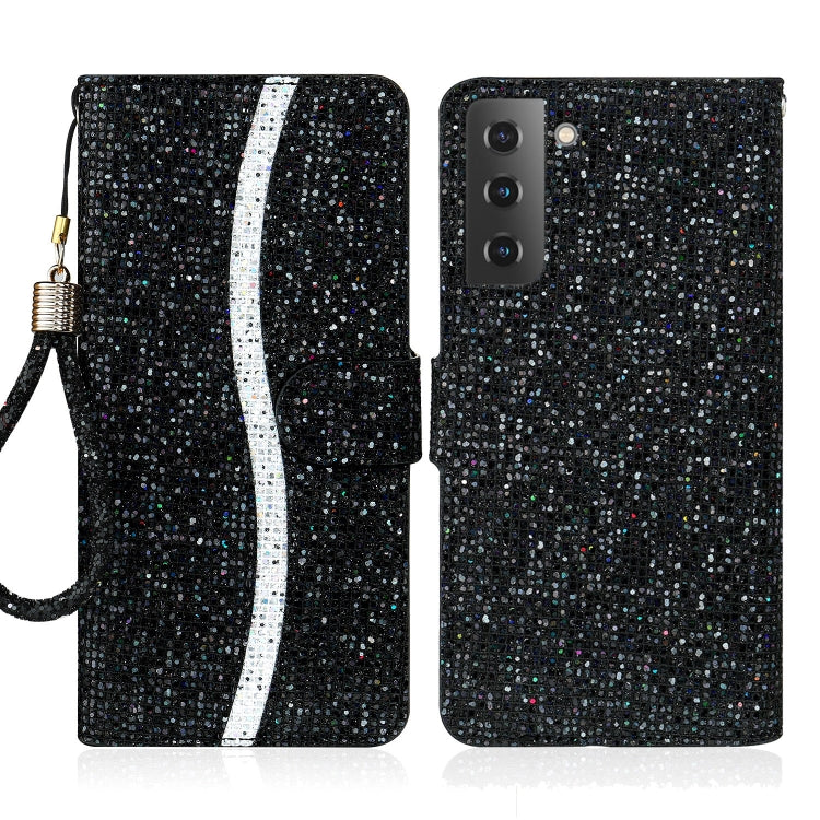 For Samsung Galaxy S23 5G Glitter Powder Filp Leather Phone Case