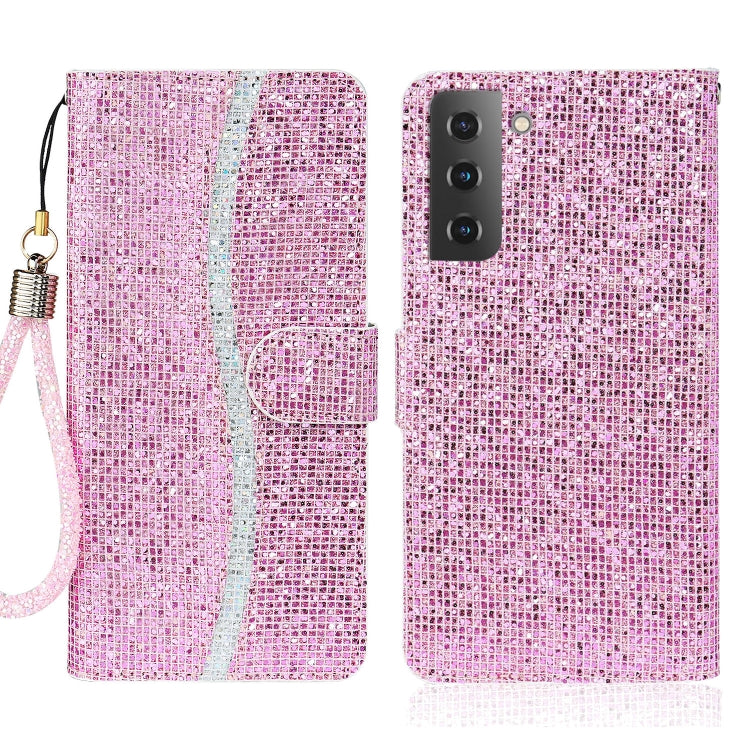 For Samsung Galaxy S23 5G Glitter Powder Filp Leather Phone Case