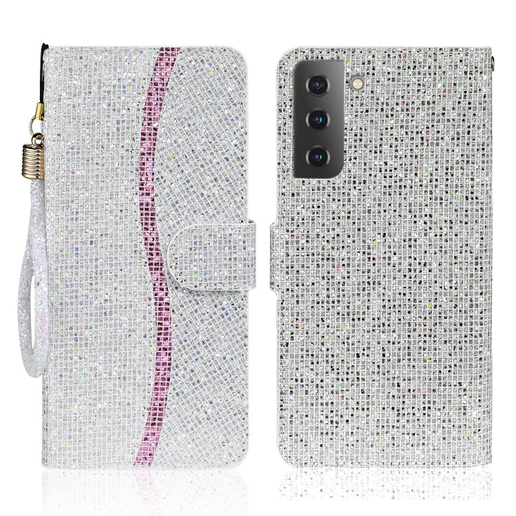 For Samsung Galaxy S23 5G Glitter Powder Filp Leather Phone Case