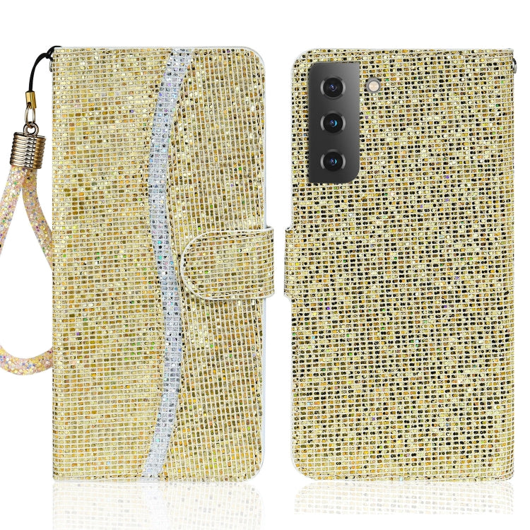 For Samsung Galaxy S23 5G Glitter Powder Filp Leather Phone Case