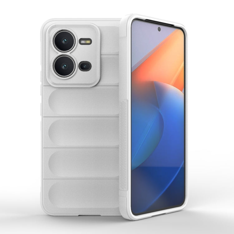 For vivo V25 5G Global Magic Shield TPU + Flannel Phone Case