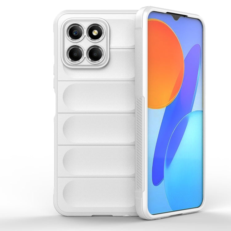 For Honor 8X 5G Magic Shield TPU + Flannel Phone Case